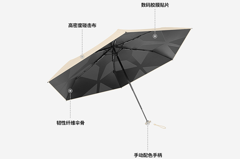 四節(jié)記憶折疊傘 YK-SJ91